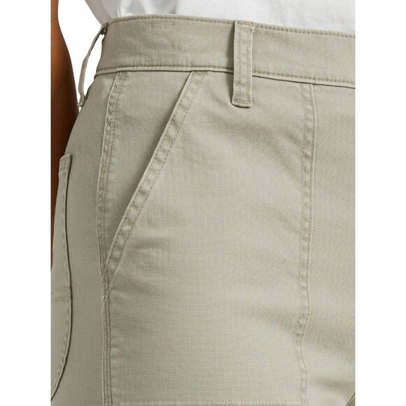 Lee Women's Heritage High Rise Utility Crop Pant, Size 6, Regular Fit, Pockets - Picture 4 of 5